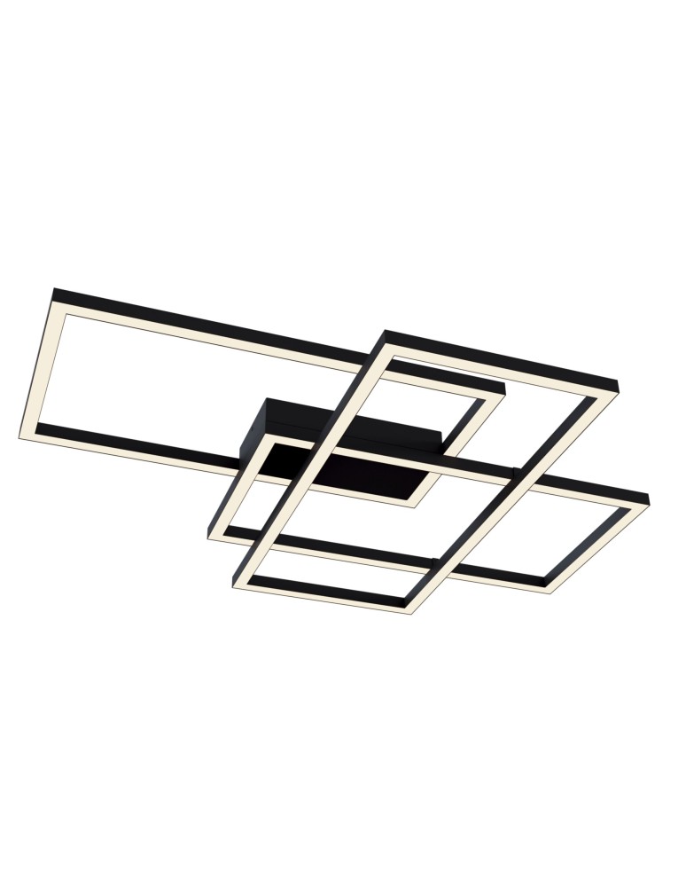Geometric ceiling lamps - Maytoni Line LED 80W 3000K 3900lm ceiling MOD015CL-L80B black. - product kolory-swiatla.pl 1