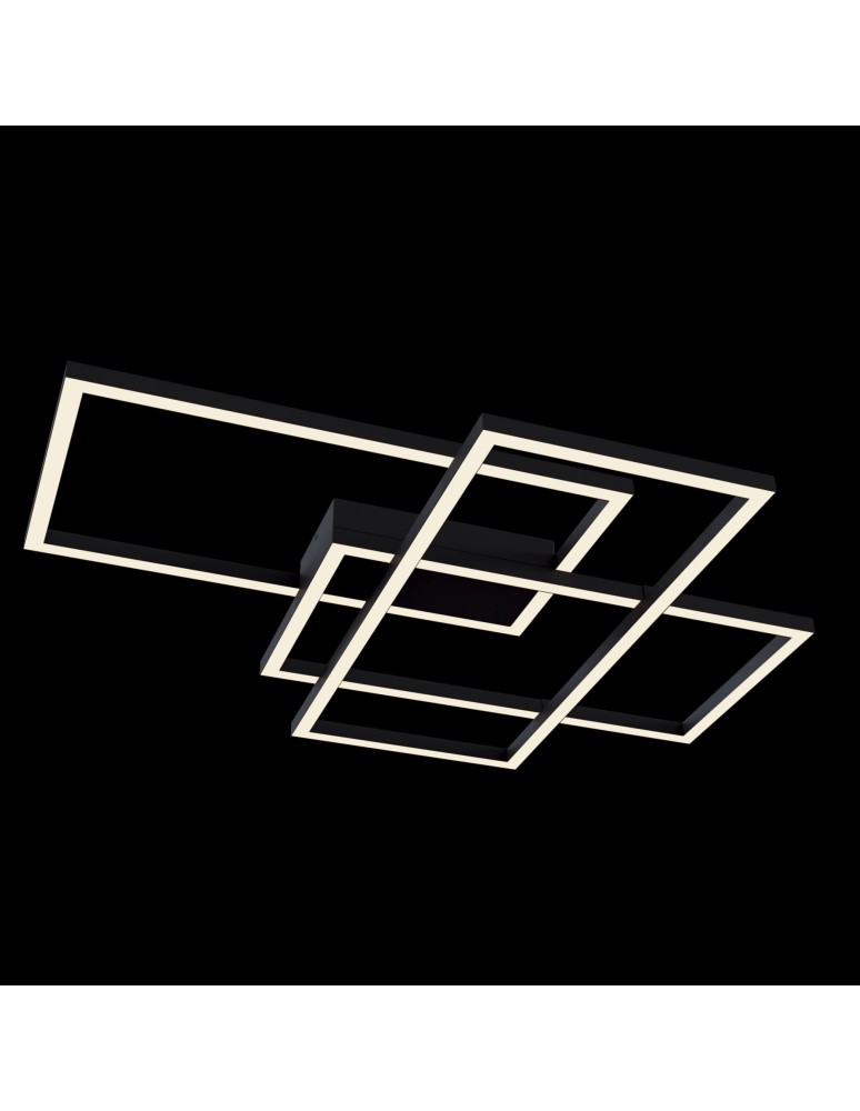 Geometric ceiling lamps - Maytoni Line LED 80W 3000K 3900lm ceiling MOD015CL-L80B black. - product kolory-swiatla.pl 2