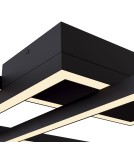 Geometric ceiling lamps - Maytoni Line LED 80W 3000K 3900lm ceiling MOD015CL-L80B black. - product 3