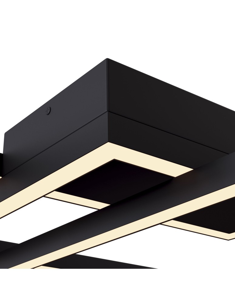 Geometric ceiling lamps - Maytoni Line LED 80W 3000K 3900lm ceiling MOD015CL-L80B black. - product kolory-swiatla.pl 3