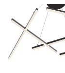 LED pendant lamps - Maytoni Line LED 75W 3000K 2600lm pendant MOD016PL-L75B black - product 2