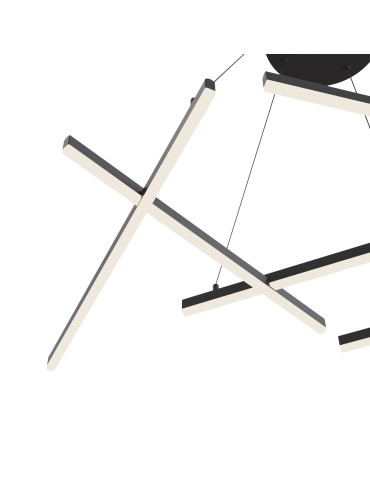 Maytoni Line LED 75W 3000K 2600lm pendant MOD016PL-L75B black - product 2