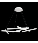 LED pendant lamps - Maytoni Line LED 75W 3000K 2600lm pendant MOD016PL-L75W white - product 2