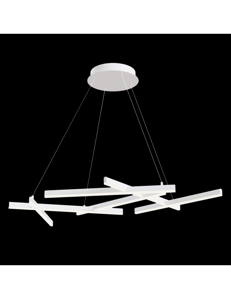 LED pendant lamps - Maytoni Line LED 75W 3000K 2600lm pendant MOD016PL-L75W white - product kolory-swiatla.pl 2