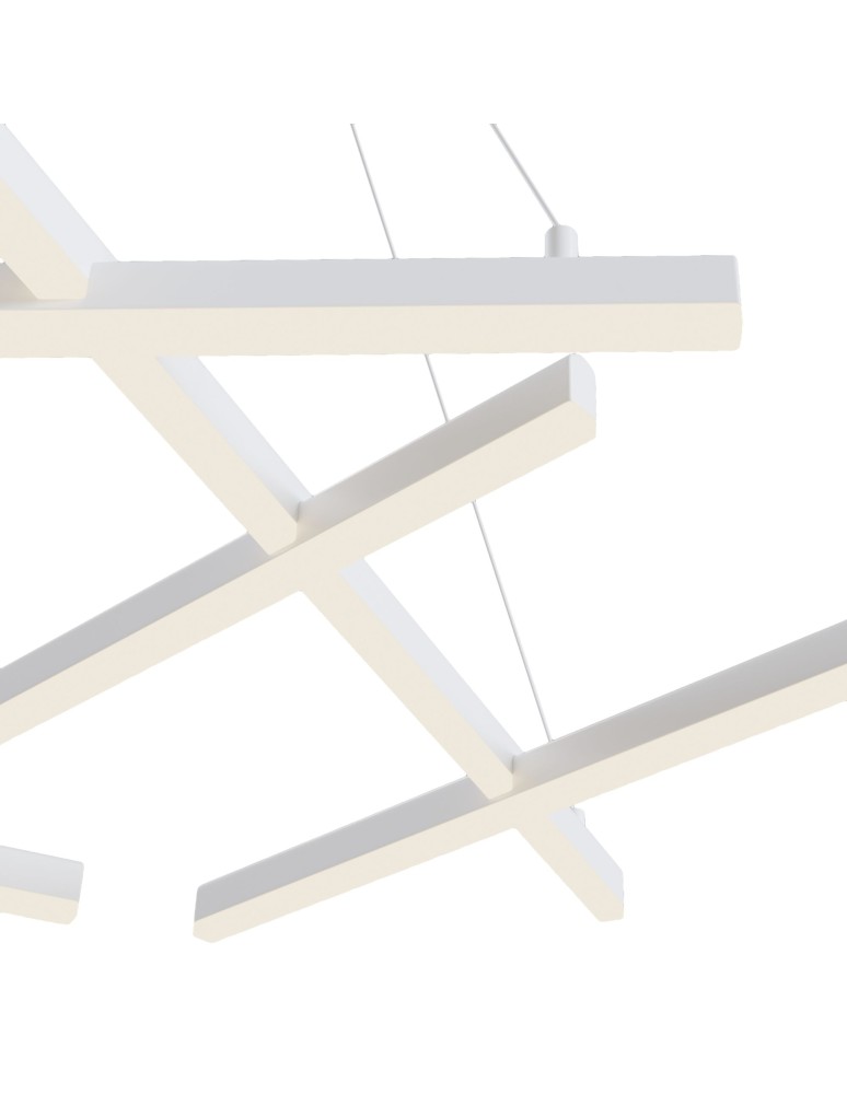 LED pendant lamps - Maytoni Line LED 75W 3000K 2600lm pendant MOD016PL-L75W white - product kolory-swiatla.pl 4