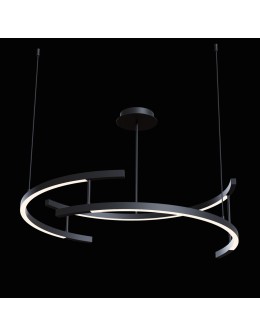 Maytoni Line Pendant LED 52W 3000K 2000lm Black MOD054PL-L52B3K