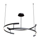 LED pendant lamps - Maytoni Line Pendant LED 52W 3000K 2000lm Black MOD054PL-L52B3K - product 2
