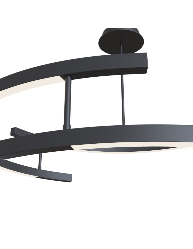 LED pendant lamps - Maytoni Line Pendant LED 52W 3000K 2000lm Black MOD054PL-L52B3K - product kolory-swiatla.pl 3