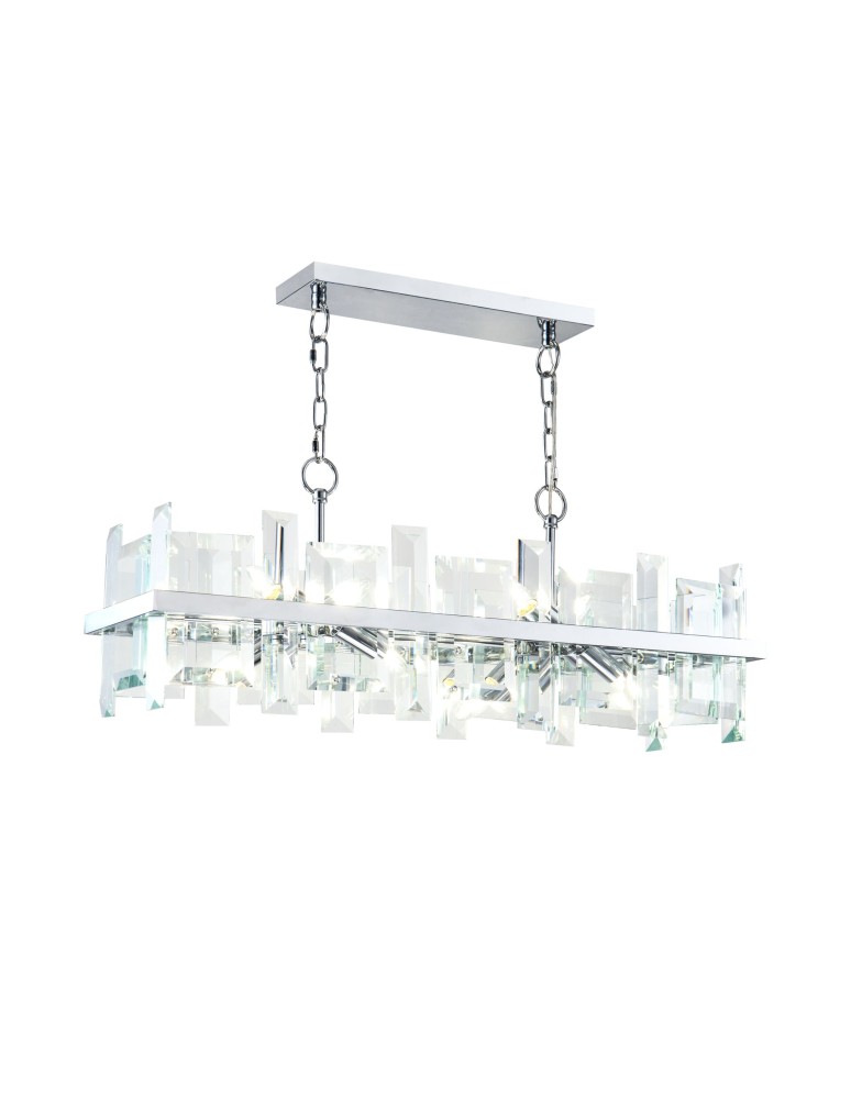 Pendant lamps - Maytoni Cerezo 8xE14 40W pendant MOD201PL-08N chrome - product kolory-swiatla.pl 1