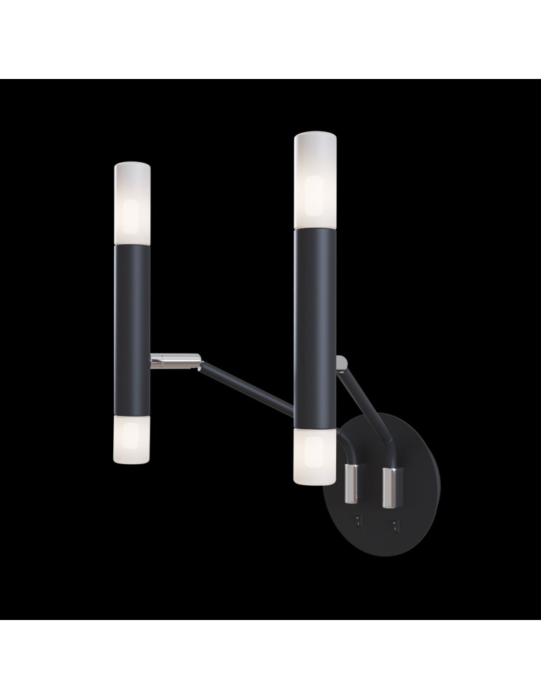 Wall lamps - Maytoni Vigo Wall Mounted G9 4x25W Black MOD620WL-04B - product kolory-swiatla.pl 2