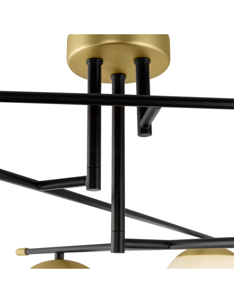 Ceiling lamps - Maytoni Nostalgia Ceiling E14 6x40W Matte Gold MOD048CL-06G - product kolory-swiatla.pl 3