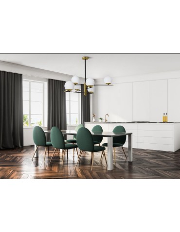 Maytoni Nostalgia 6xE14 40W pendant MOD048PL-06G matte gold - product 2