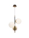 Maytoni Nostalgia 3xE14 40W pendant MOD048PL-03G matte gold