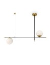 Maytoni Nostalgia Wisząca E14 2x40W   Złoty Matowy   MOD048PL-02G