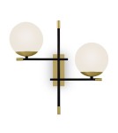 Wall lamps spheres - Maytoni Nostalgia 2xE14 40W wall lamp MOD048WL-02G matte gold - product 1
