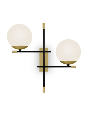 Maytoni Nostalgia 2xE14 40W wall lamp MOD048WL-02G matte gold