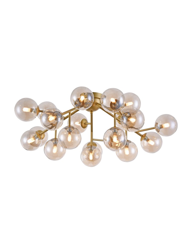 Ceiling lamps - Maytoni Dallas 20xG9 28W ceiling light MOD545PL-20G gold - product kolory-swiatla.pl 1
