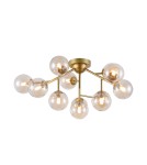 Ceiling lamps - Maytoni Dallas 12xG9 28W ceiling MOD545PL-12G gold - product 1