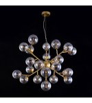 Pendant lamps spheres - Maytoni Dallas 24xG9 28W pendant MOD545PL-24G gold - product 3