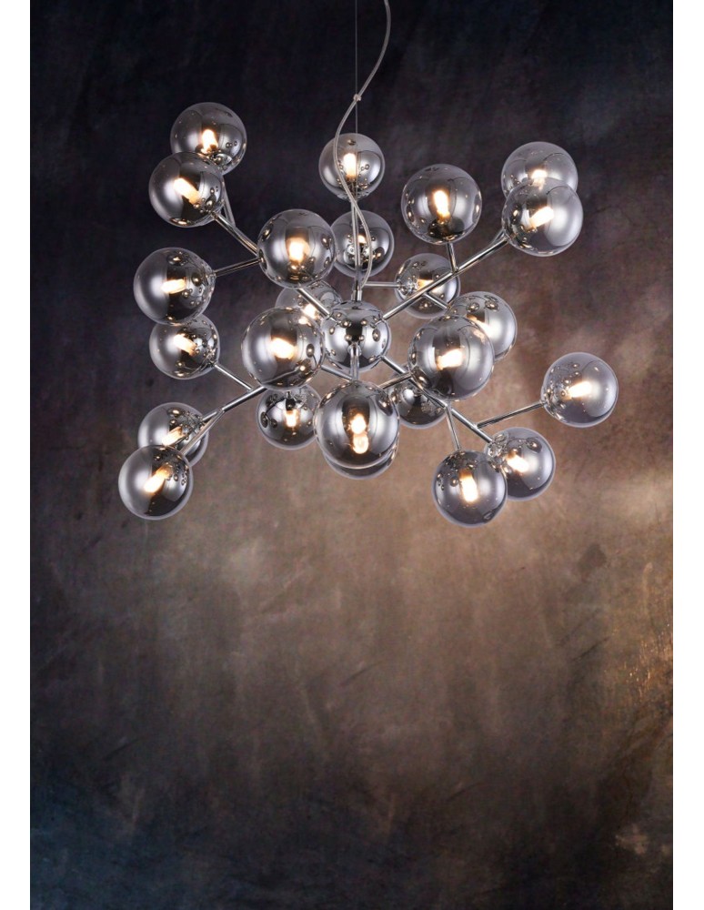 Pendant lamps spheres - Maytoni Dallas 24xG9 28W pendant MOD545PL-24CH chrome - product kolory-swiatla.pl 3