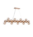 Pendant lamps - Maytoni Dallas 25xG9 28W pendant MOD547PL-25G gold - product 1