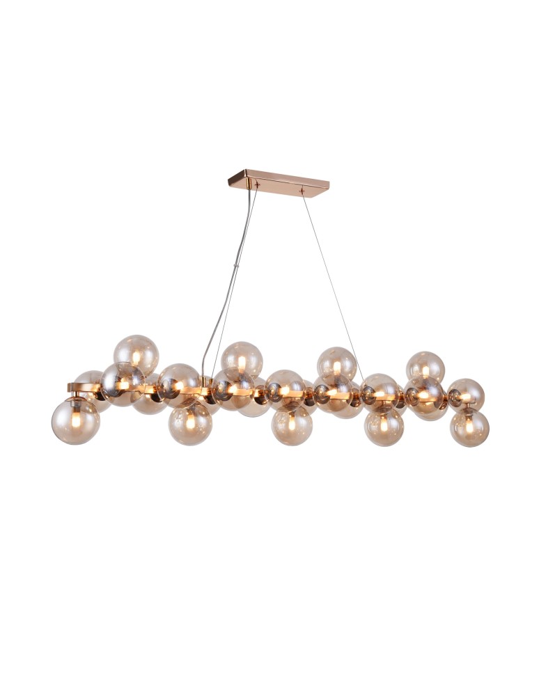 Pendant lamps - Maytoni Dallas 25xG9 28W pendant MOD547PL-25G gold - product kolory-swiatla.pl 1