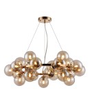 Pendant lamps spheres - Maytoni Dallas 25xG9 28W pendant MOD548PL-25G gold - product 1