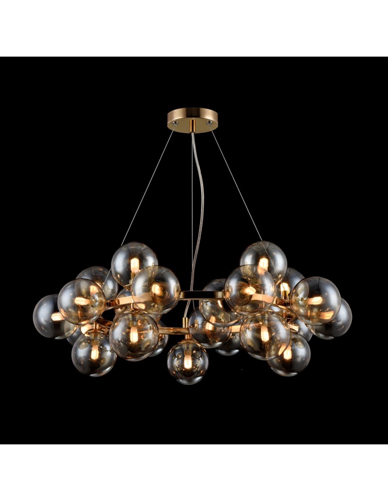 Pendant lamps spheres - Maytoni Dallas 25xG9 28W pendant MOD548PL-25G gold - product kolory-swiatla.pl 2