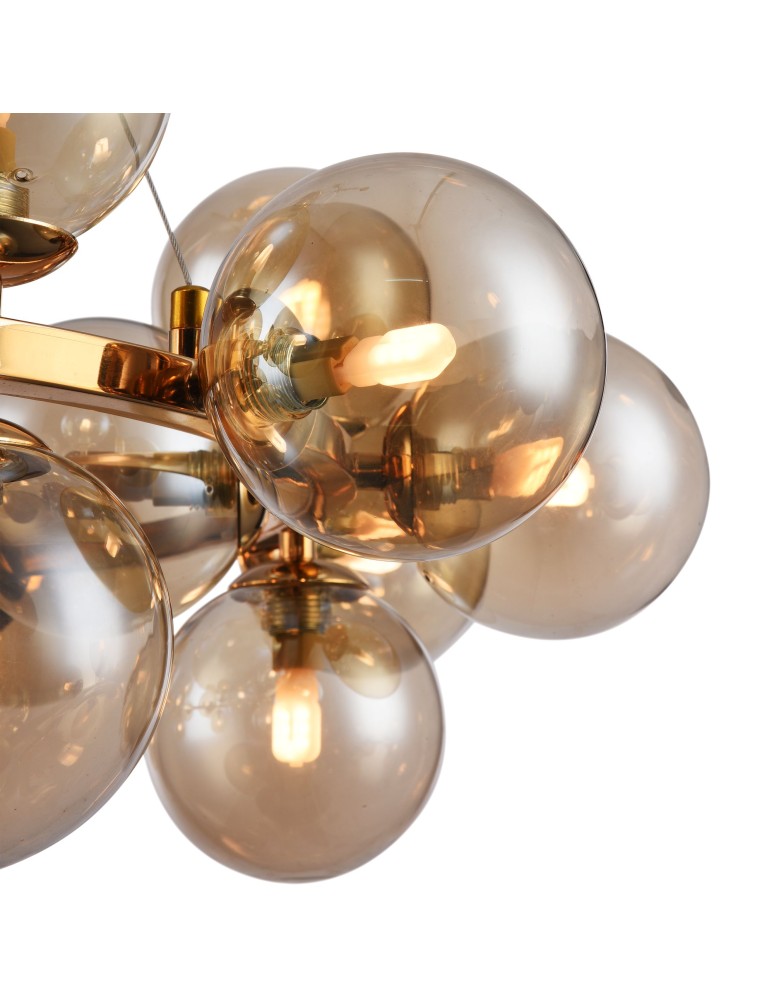 Pendant lamps spheres - Maytoni Dallas 25xG9 28W pendant MOD548PL-25G gold - product kolory-swiatla.pl 6