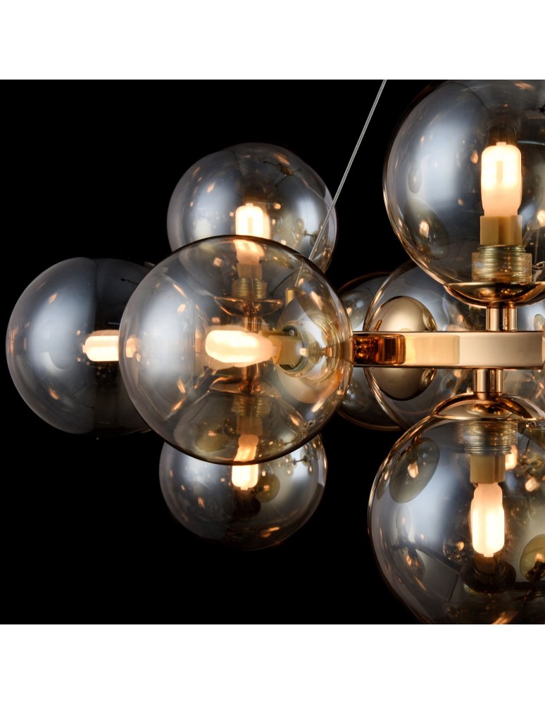Pendant lamps spheres - Maytoni Dallas 25xG9 28W pendant MOD548PL-25G gold - product kolory-swiatla.pl 7