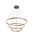 Pendant lamps circles - Maytoni Rim Pendant LED 115.2W 3804K 6022lm Brass MOD058PL-L100BS4K - product 1