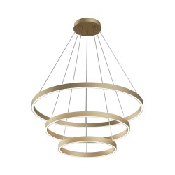 Maytoni Rim Wisząca LED 115.2W 3804K 6022lm Mosiądz  MOD058PL-L100BS4K
