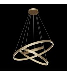 Pendant lamps circles - Maytoni Rim Pendant LED 115.2W 3804K 6022lm Brass MOD058PL-L100BS4K - product 2