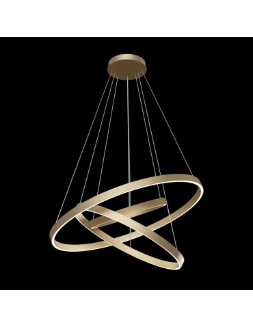 Maytoni Rim Pendant LED 115.2W 3804K 6022lm Brass MOD058PL-L100BS4K - product 2