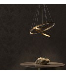 Pendant lamps circles - Maytoni Rim Pendant LED 115.2W 3804K 6022lm Brass MOD058PL-L100BS4K - product 3