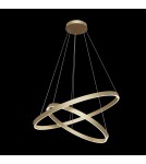 Pendant lamps circles - Maytoni Rim Pendant LED 88.5W 3389K 3975lm Brass MOD058PL-L74BS4K - product 2
