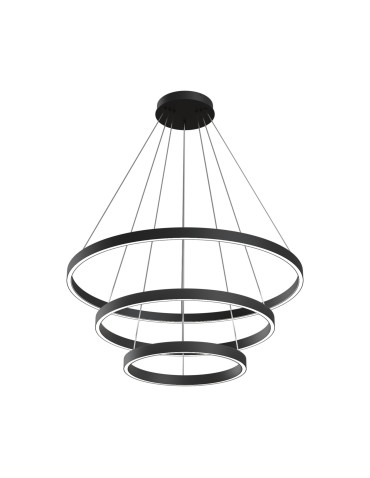 Maytoni Rim Pendant LED 113.9W 3823K 3191lm Black MOD058PL-L100B4K