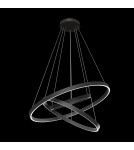 Pendant lamps circles - Maytoni Rim Pendant LED 113.9W 3823K 3191lm Black MOD058PL-L100B4K - product 2