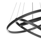 Pendant lamps circles - Maytoni Rim Pendant LED 113.9W 3823K 3191lm Black MOD058PL-L100B4K - product 5