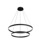 Pendant lamps circles - Maytoni Rim Pendant LED 88.2W 3819K 2748lm Black MOD058PL-L74B4K - product 1
