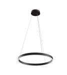 Pendant lamps circles - Maytoni Rim Pendant LED 38W 3732K 1283lm Black MOD058PL-L32B4K. - product 1