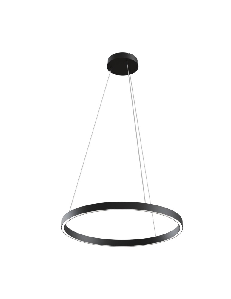 Pendant lamps circles - Maytoni Rim Pendant LED 38W 3732K 1283lm Black MOD058PL-L32B4K. - product kolory-swiatla.pl 1