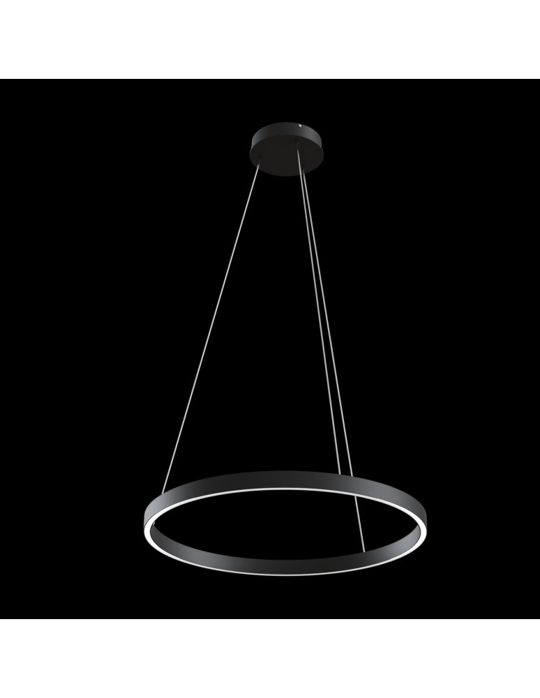 Pendant lamps circles - Maytoni Rim Pendant LED 38W 3732K 1283lm Black MOD058PL-L32B4K. - product kolory-swiatla.pl 2