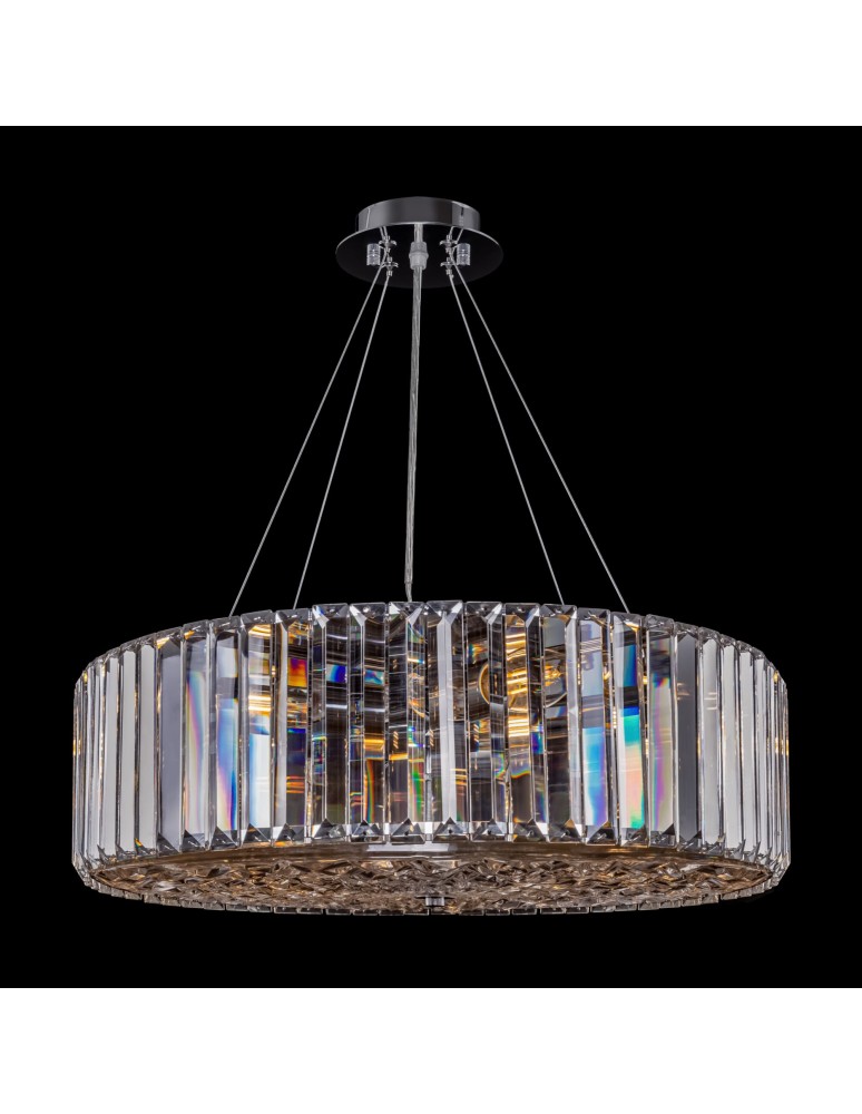 Glamour pendant lamps - Maytoni Recinto Ceiling E27 8x60W Chrome MOD080CL-08CH - product kolory-swiatla.pl 2