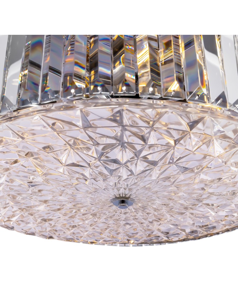 Glamour pendant lamps - Maytoni Recinto Ceiling E27 8x60W Chrome MOD080CL-08CH - product kolory-swiatla.pl 3