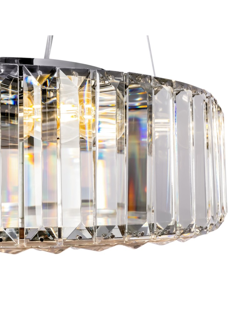 Glamour pendant lamps - Maytoni Recinto Ceiling E27 6x60W Chrome MOD080CL-06CH - product kolory-swiatla.pl 4