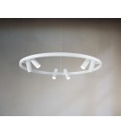 LED pendant lamps - Maytoni Satellite LED 42W 3000K 3800lm pendant MOD102PL-L42W white - product 3