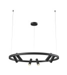 LED pendant lamps - Maytoni Satellite LED 42W 3000K 3800lm pendant MOD102PL-L42B black - product 1