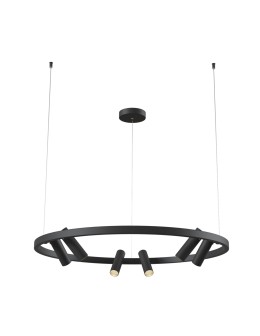 Maytoni Satellite LED 42W 3000K 3800lm wisząca MOD102PL-L42B czarny