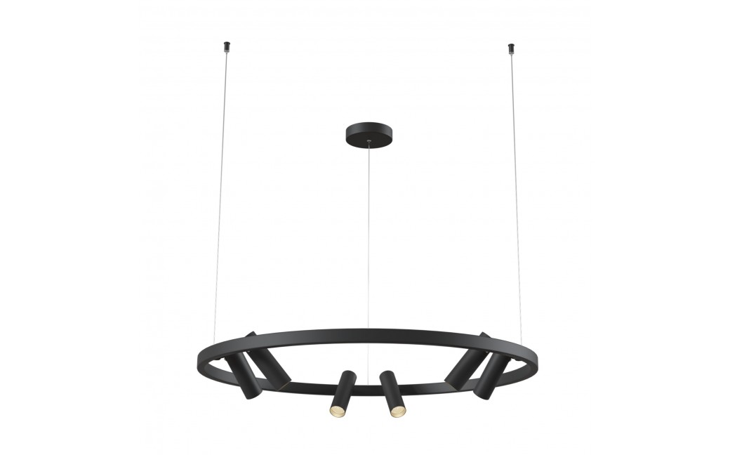 Maytoni Satellite LED 42W 3000K 3800lm wisząca MOD102PL-L42B czarny